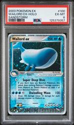 Wailord ex Sandstorm PSA 6, Hobby en Vrije tijd, Verzamelkaartspellen | Pokémon, Ophalen of Verzenden, Gebruikt, Losse kaart