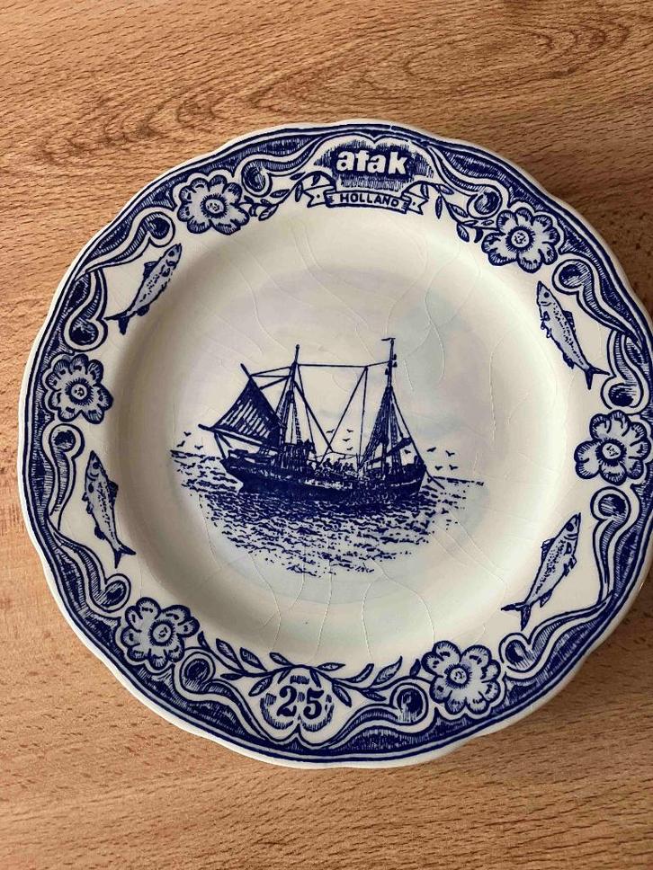 Wandbordje Machinefabriek AFAK Holland, Antiek en Kunst, Antiek | Wandborden en Tegels, Ophalen of Verzenden