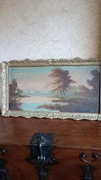 Landschapsschilderij H.D. Boer, Antiek en Kunst, Kunst | Schilderijen | Klassiek, Ophalen of Verzenden