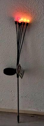 Lichtendirect- Solar Tuinlamp met grondspies 78CM- RGB Kleur, Ophalen of Verzenden, Nieuw, Minder dan 100 cm