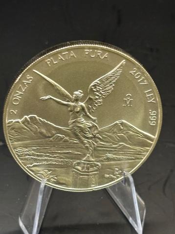 2 Oz Zilveren Libertad 2017 - Lage Oplage! beschikbaar voor biedingen