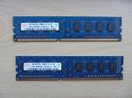 2x Hynix 1GB PC3-10600 DDR3-1333MHz non-ECC Unbuffered CL9 2, Computers en Software, RAM geheugen, 1 GB of minder, 1333 MHz, DDR3