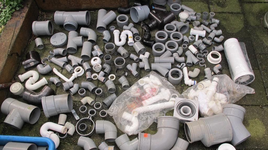 250 stuks PVC nieuw,, Bochten, Pvc, Nieuw, Ophalen of Verzenden