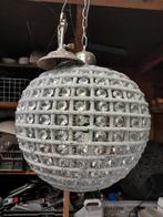 Hanglamp met kristallen, Huis en Inrichting, Ophalen of Verzenden, Zo goed als nieuw, Minder dan 50 cm