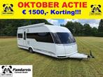 Hobby 560 UL Premium MOVER/LUIFEL/LENGTE BEDDEN/BJ:2018, Caravans en Kamperen, Kachel, Rondzit, Hobby, Bedrijf