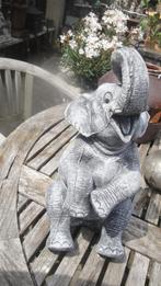 betonnen olifant, Tuin en Terras, Tuinbeelden, Ophalen of Verzenden, Nieuw, Beton, Dierenbeeld