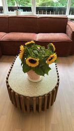 Unieke terrazzo salontafel, Huis en Inrichting, Tafels | Bijzettafels, Ophalen, Zo goed als nieuw, Rechthoekig, 75 cm of meer