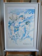 Litho / Zeefdruk Triatlon door Wim Hoogstraten, Antiek en Kunst, Ophalen of Verzenden