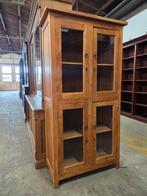 Prachtige vitrinekast  / buffetkast  / boekenkast, Ophalen, Met deur(en), Glas, 50 tot 100 cm