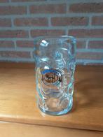 Duits bierglas halve liter merk Gold Ochsen., Verzamelen, Ophalen of Verzenden, Zo goed als nieuw, Glas of Glazen, Overige merken