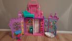 Inklapbaar Barbiehuis met Accessoires, Kinderen en Baby's, Speelgoed | Poppenhuizen, Ophalen, Zo goed als nieuw, Poppenhuis