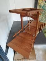 OUDE GROTE HOUTEN OPHAALBRUG ZELFBOUW JAREN 60 70X40X30 CM, Ophalen of Verzenden