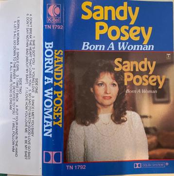 Sandy Posey ‎– Born A Woman  Originele Cassette Nieuw.  beschikbaar voor biedingen