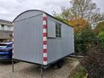Te huur Bouwkeet schaftkeet schaftwagen wc wasbak verwarming, Ophalen, Gebruikt