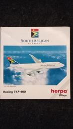 South African Airways Boeing 747-400 Herpa Wings, Ophalen of Verzenden, Zo goed als nieuw