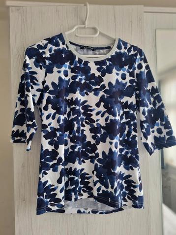 Micha Shirt Blauw/Wit - Maat S beschikbaar voor biedingen