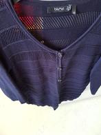 zgan Blu*el donkerblauw vest met 3 kwart mouw, Blauw, Maat 46/48 (XL) of groter, Ophalen of Verzenden, Zo goed als nieuw