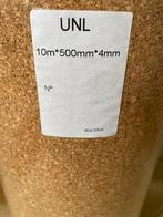 Kurk op rol - volle rol (10m) + restant (1,3m), Huis en Inrichting, Stoffering | Behang, Ophalen, Minder dan 10 m², Bruin