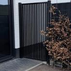 Zwarte lamellenpoorten – Ruime voorraad, inclusief plaatsing, 100 tot 150 cm, 100 tot 150 cm, Nieuw, Ophalen of Verzenden