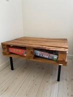 Handgemaakt salontafel van pallets, Huis en Inrichting, Tafels | Salontafels, Ophalen, Gebruikt, 50 tot 100 cm, Minder dan 50 cm