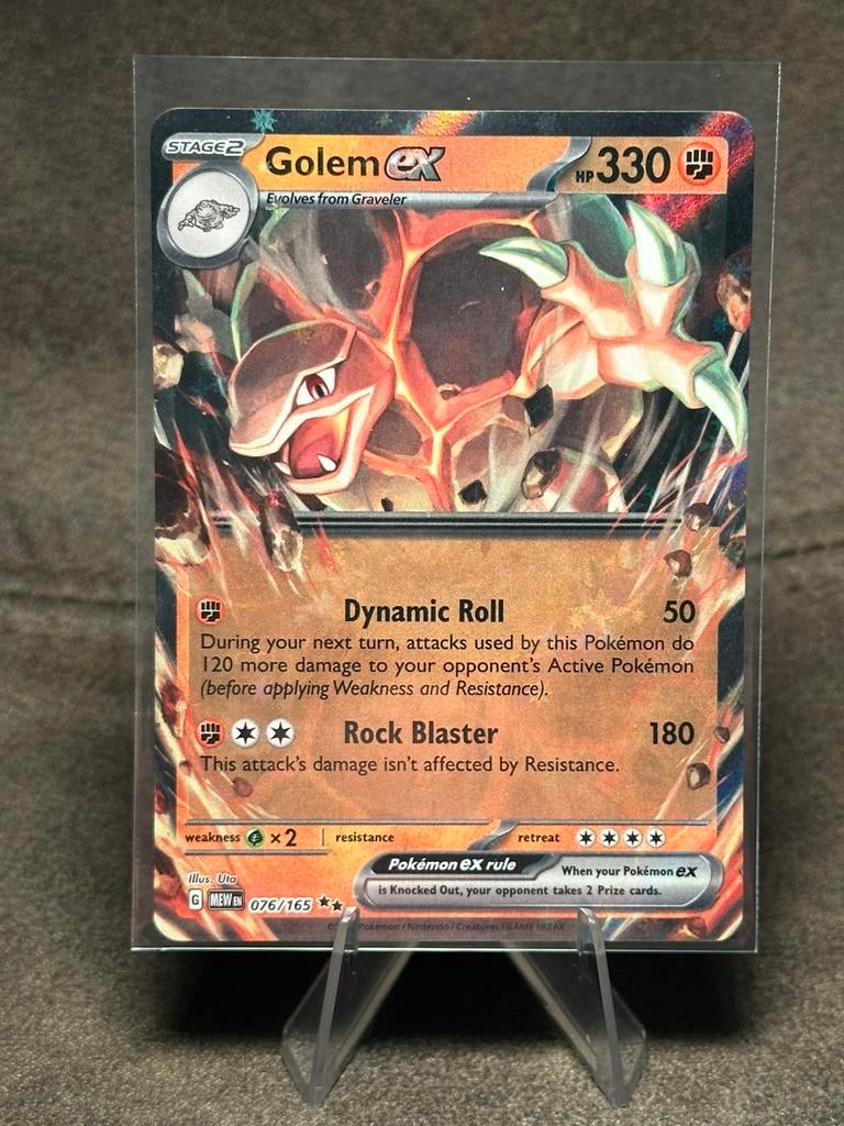 Golem Ex #76 076/165 (Pokemon Scarlet & Violet 151), Ophalen of Verzenden, Zo goed als nieuw