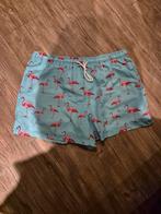 Zwemshort met flamingo's, Maat 52/54 (L), Blauw, Ophalen of Verzenden, Zwemshort