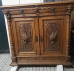 Antiek Eikenhouten Dressoir met Gesneden Details, Ophalen