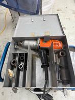 230V Slagmoersleutel 1" met Doppen in Koffer, Doe-het-zelf en Verbouw, Gereedschap | Handgereedschap, Ophalen, Gebruikt