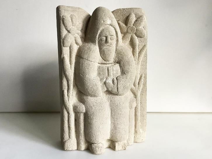 Beeldhouwwerk J.P.C. Verhoeven 1961 Schijndel, Antiek en Kunst, Antiek | Religie, Verzenden