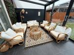 Complete set tuin / veranda meubel incl tapijt en decor, Tuin en Terras, Ophalen, Zo goed als nieuw, Wicker
