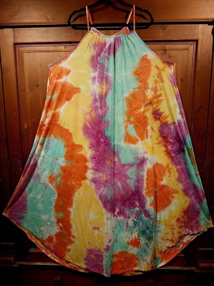 Oversized kleurige tie dye jurk multi color, Kleding | Dames, Grote Maten, Nieuw, Jurk, Ophalen of Verzenden