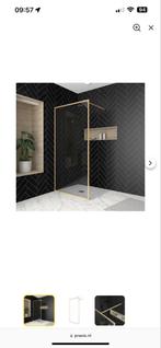 Aurlane Edge Inloopdouche 100x200cm - Goud, Huis en Inrichting, Ophalen, Overige typen, Nieuw, 50 tot 100 cm
