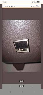 W. Schillig Lederen Fauteuil, Huis en Inrichting, Fauteuils, Ophalen, Gebruikt, 75 tot 100 cm, 50 tot 75 cm