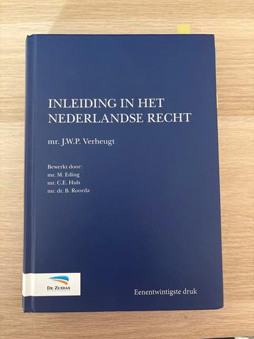 Inleiding Nederlands Recht - 21e druk beschikbaar voor biedingen