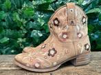 Bijna Nieuwe flower bloemen laars van Sendra maat 39, Sendra, Bruin, Lage of Enkellaarzen, Ophalen of Verzenden
