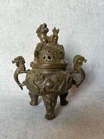 Chinese “Foo dog” draken wierookbrander, Antiek en Kunst, Antiek | Koper en Brons, Ophalen of Verzenden, Brons