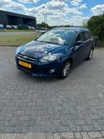 Ford Focus 1.0 Ecoboost 92KW Wagon 2013 Blauw clima nap, 125 pk, Blauw, Origineel Nederlands, Handgeschakeld