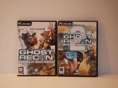 Ghost Recon 1+2 pakket - PC game  - Tom Clancy, Spelcomputers en Games, Games | Pc, Gebruikt, Avontuur en Actie, 1 speler, Vanaf 18 jaar