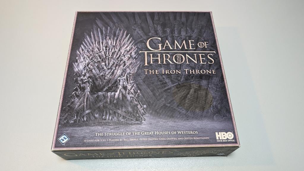 Game Of Thrones, The Iron Throne, Vijf spelers of meer, Ophalen of Verzenden, Gebruikt, Fantasy Flight Games