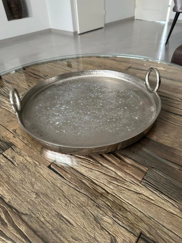Riverdale Dienblad - Stijlvol en Praktisch, Huis en Inrichting, Overige materialen, Schaal, Rond, Ophalen of Verzenden