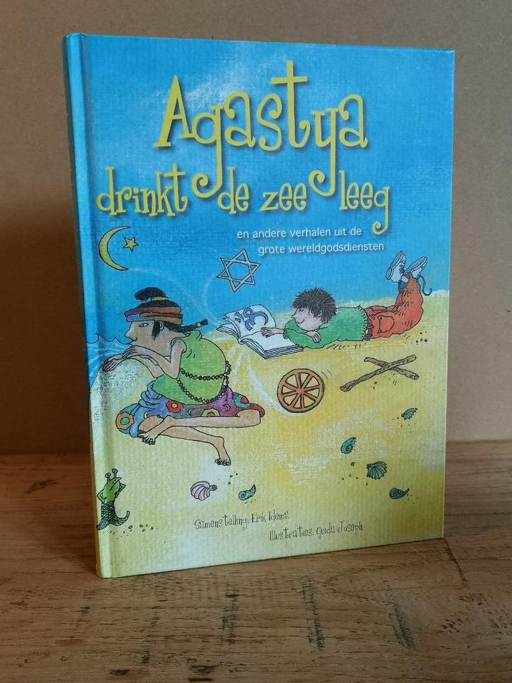 Boek: Agastya drinkt de zee leeg, Erik Idema, Boeken, Kinderboeken | Jeugd | 10 tot 12 jaar, Zo goed als nieuw, Fictie, Ophalen of Verzenden
