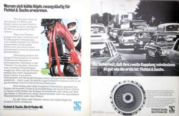 8 vintage advertenties reclames Sachs motor 1976-78 motoren beschikbaar voor biedingen
