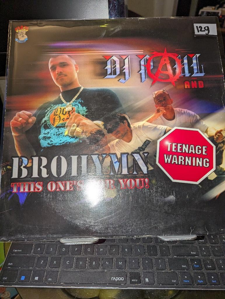 DJ Paul* And Teenage Warning – Brohymn (This One's For You!), Cd's en Dvd's, Vinyl | Dance en House, Ophalen of Verzenden, Zo goed als nieuw