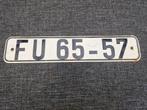 Kentekenplaat DDR Duitsland nummerbord nummerplaat License D, Ophalen of Verzenden, Gebruikt, Auto's
