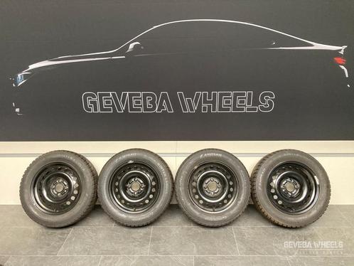 15” Peugeot 207 / 208 / Partner velgen + winterbanden 4x108, Auto-onderdelen, Banden en Velgen, Banden en Velgen, Winterbanden