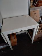 Witte Bureau met Lade Ikea uitklapbaar, Ophalen, Gebruikt, Bureau