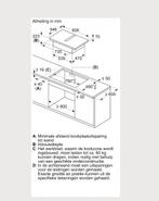 neff inductie kookplaat met afzuiging, Witgoed en Apparatuur, Kookplaten, Ophalen, Nieuw, 4 kookzones, Inbouw