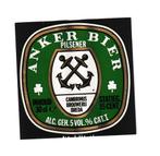 Bieretiket Anker Bier Pilsener-Cambrinus Brouwerij Breda, Verzamelen, Ophalen of Verzenden, Zo goed als nieuw, Overige typen, Overige merken
