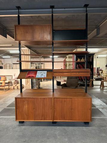 Poul Cadovius by Royal System vintage modulaire roomdivider beschikbaar voor biedingen