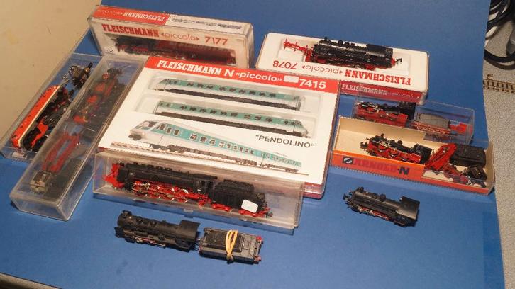 OPRUIMING!! 8x Fleischmann klusloc reparabel, Hobby en Vrije tijd, Modeltreinen | N-Spoor, Gebruikt, Wagon, Gelijkstroom, Fleischmann